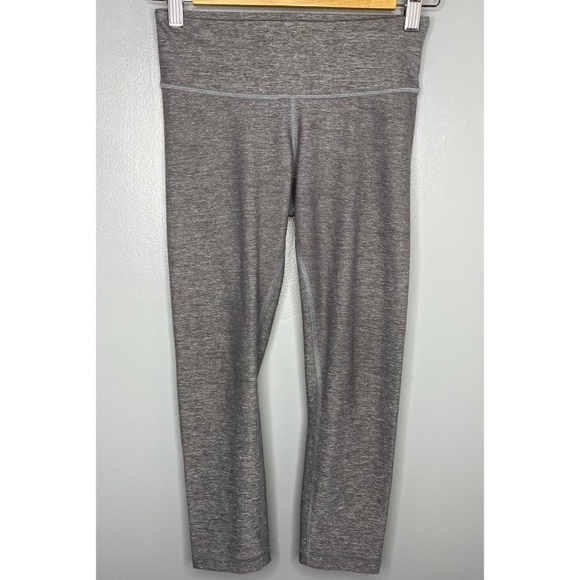 LULULEMON Heathered Slate Wunder Under Crop III 22” - Picture 1 of 7